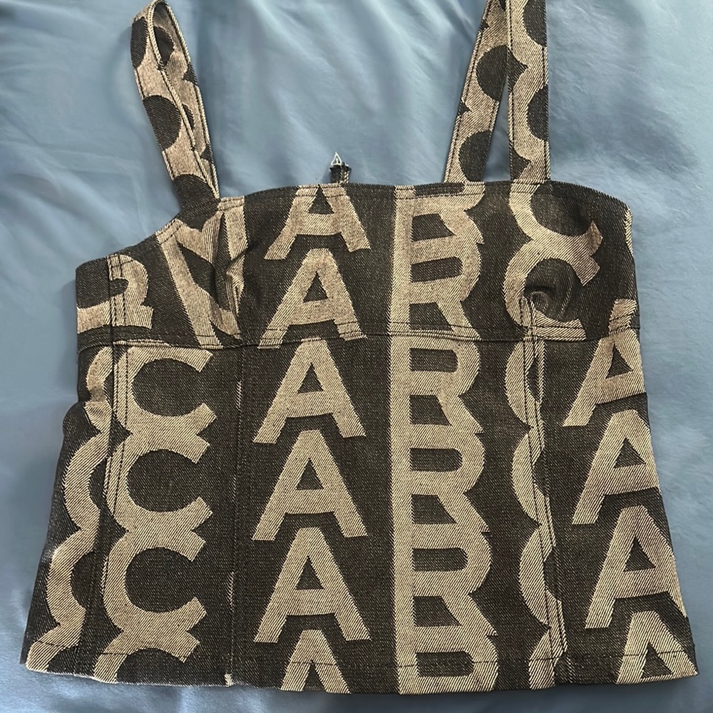 Marc Jacobs Denim Bustier Top